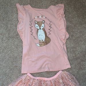 Woodland fox and tutu set